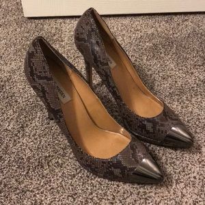 Steve Madden Faux Snake Skin Heels